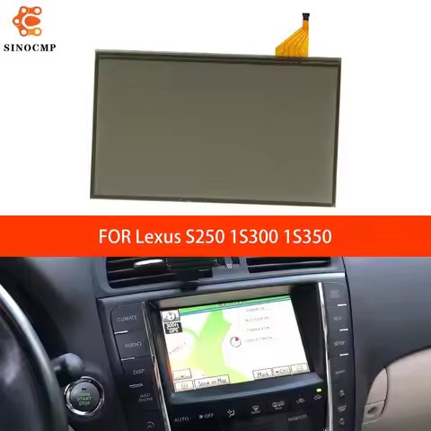 7.3 Inch 4pin Resistive LCD Display Screen Touch Screen LTA070B511F LTA070B510F For Lexus IS250 IS30