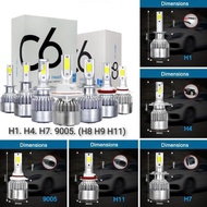 Car Led Headlight 1 Pcs Headlight C6 H1 H4 H7 H11 900 (Price Per 1 Pcs)