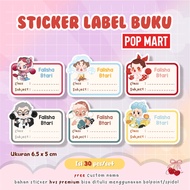 Skull Panda PopMart Book Label Sticker Skull Panda Name Label Sticker Skull Panda Custom Name Sticke