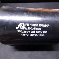 100Uf 400V Cross Cap ( kapasitor PB 10000 EN MKP Polypropylene)