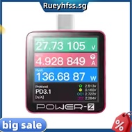KM003C Portable PD3.1 QC5.0 240W Max Fast Charging Type-C Digital Voltmeter Ammeter Power Bank Teste