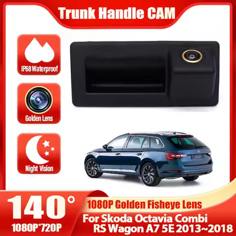 For Skoda Octavia Combi RS Wagon A7 5E 2013~2018 HD Backup Camera Rear Instead of Original Factory T