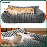 SERENDI Warm Pet Sofa, Removable Washable Pet Bed,  Comfortable Small Dog Sofa Pet Supplies