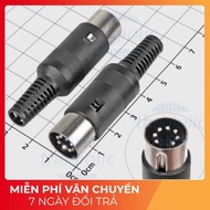 [3 Pieces]- 7-Pin Male DIN Head Wire Connector Tech Components