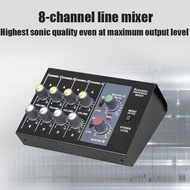 Professional Console Karaoke Mixer 8 Channel Input Mic - AM-228 - Black