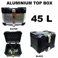 ALUMINIUM TOP BOX 45L X SERIES WITH UNIVERSAL PLATE