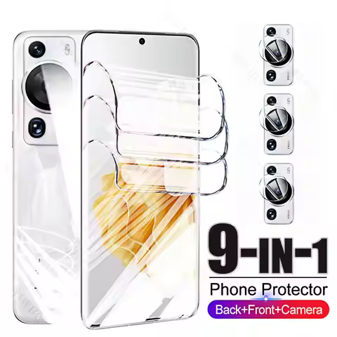 Front Back Hydrogel Film for Huawei P60 P50 P40 Pro Plus Lite Art 5G Camera Glass Screen Protectors 