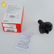 Car MP3 Player Bluetooth 5.0 FM Transmitter w/2 USB Charger and PD QC Interface Wireless FM Modulato
