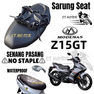 MODENAS Z15GT Motor Bike Seat Cover Net 3D Kusyen Belt Motor Quality Waterproof Adjustable