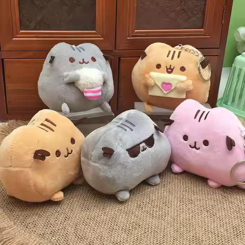 Pusheen Kawaii Cat Ornament Desktop Decoration Pusheen Soft Home Decor Birthday Gift Bag Pendant Chr