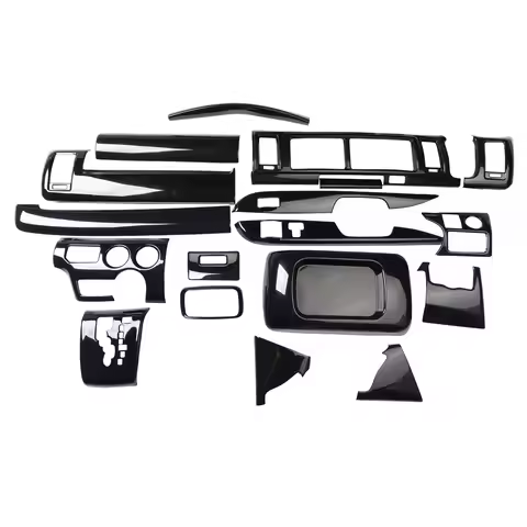 For TOYOTA HIACE 200) 2014-2018 Car Accessories Interior Dash Center Console Gear Panel Sticker Cove