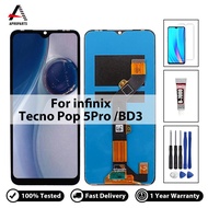 Bộ Lắp Ráp Màn Hình Cảm Ứng Số Hóa Màn Hình LCD Tecno Pop 5Pro BD3 Đã Thử Nghiệm 100% Linh Kiện Thay