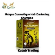 Unique Cosmetique Hair Darkening Shampoo Hair Dye Brownish Black 2 boxes