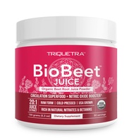BioBeet® Max Strength Beet Root Juice Powder – 20:1 Concentrate, Each Serving Derived from 60,000 mg