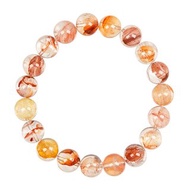 【正佳珠寶】膠花水晶 高品錦鯉膠花水晶 10.4-10.8mm 膠花手珠