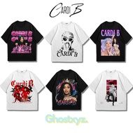 Ghostxyz T-Shirt Cardi B Oversize Vintage Tee