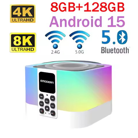 Z1 Mix tv box 8K 4K Allwinner H313 Smart Android 15 BT 5.0 Media Player 4G 5G Wifi6 Voice remote RGB