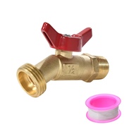 1pc Brass Garden Faucet Adapter G1/2" BSP Male to 3/4" NPT Female Hose Connector for Outdoor Irrigat