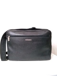 ERMENEGILDO ZEGNA 義大利名牌全真皮單肩包