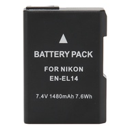 Myhome-sg EN EL14 Lithium Ion Battery 1480mAh Camera Replacement for Nikon D5300 D3200 D5200 D3400 D