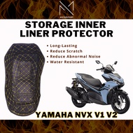 YAMAHA NVX V1 V2  Scooter Storage Inner Liner Protector Skuter Box Storage Cover PU Leather Padding 