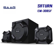 ลำโพงคอมพิวเตอร์ SAAG SATURN รุ่น EM-3085F ลำโพง 2.1 BLUETOOTH USB AUX