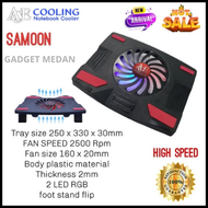 Kipas laptop notebook cooling pad 15inch ace cooling samoon high speed 2500rpm