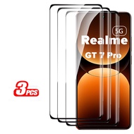 3 cái cho Realme GT 7 Pro 5g kính cường lực kính bảo vệ màn hình cong cho Realme GT7 Pro gt7pro bảo