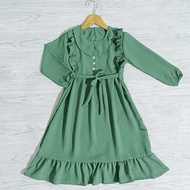 Gamis Anak Perempuan – Terbaru 2025 Crinkle Premium Usia 4 12 Tahun Cahaya olshop bandung