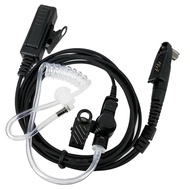 Multi-Pin PTT Mic Coil Air Acoustic Tube Earpiece Headset for Motorola GP328plus GP140 GP320 GP328 G