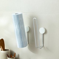 日本霜山 日系簡約風無痕壁掛式廚房紙巾架