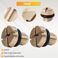 【Bright Spark】 2pcs Coolant Radiator Screw For BMW E36 E46 E39 E90 17111712788 Vent Bleeder Bleed Co