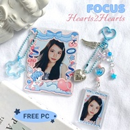 FANKIT HEARTS2HEARTS focus/ FANKIT PHOTO CARD HOLDER HEARTS2HEARTS/ TOPLOADER DECO HEARTS2HEARTS KEY