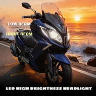 2PCS FOR Kymco downtown 200i - H7 6500k White LED Headlight Bulb - 100% Satisfaction