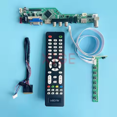 For CLAA156WB11A CLAA156WB13A LCD Controller Driver Board Kit VGA+HDMI+AV+USB Laptop Screen 15.6" 40