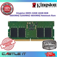 Kingston Value DDR5 Laptop Notebook RAM 5600MHz 6400MHz 8GB 16GB 32GB 48GB 64GB CL52 2Rx8 SODIMM