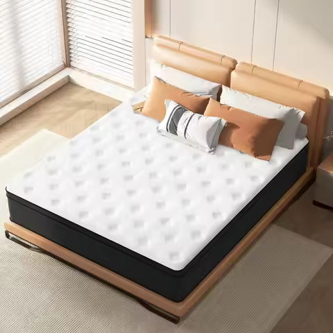 [New Arrival, Buy Now!]King Mattress,10 inch Hybrid Mattress King Size,Medium Firm Mattress with Mem