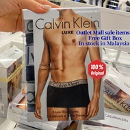 CK Men's Boxer Cotton underwear 100% Original 3 PCS Stretch breathable Man Underwear Man Shorts