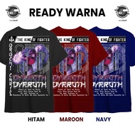 Kaos MLBB DYRROTH KOF Mobile Legends Dyroth Fighter ML Lengan Pendek Hitam Combed 24s Pria Wanita