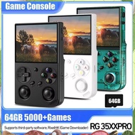 RG35XX PRO 3.5" IPS Screen Video Game Console Linux 64GB 5000+ Games Support Emulator Player TV Outp