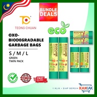 [BUNDLE 2X] Beg Sampah EcoCare Oksobiodegradasi - Garbage Bags EcoCare Oxo-Biodegradable (Size: S / 