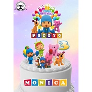 Pocoyo Customize Cake Topper