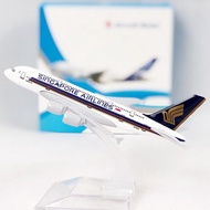 Beautiful Miniature Diecast Airplane Singapore Airlines A380 380