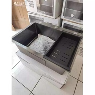 PROMO Kitchen sink 6045 Stainless Steel / Kitchen sink 60 x 45 Black