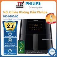 Nồi Chiên Không Dầu Philips HD9280/90 Kết Nối Wifi - 6.2Lit/2000W Hàng Mới Fullbox