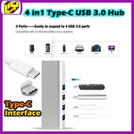 Type-C USB Hub USB 3.0 High Speed 4 in 1 Hub Type-C/USB 3.0 HUB USB Type-C to 4-Port USB 3.0 Hub wit