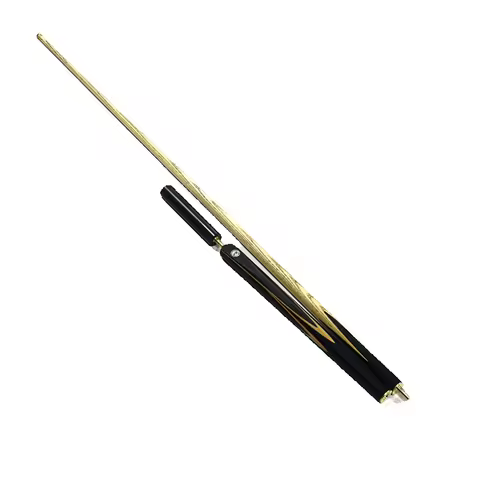 Economical Good Quality 2-pieces Handmade Snooker Cue 3/4 White Ash Wood Cue Stick for Snooker