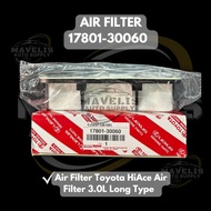 Air Filter 17801-30060 Toyota HiAce Air Filter 3.0L Long Type