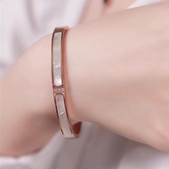 Stainless Steel Bangle Rose Gold Unfade Bracelet