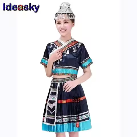 miao clothing hmong clothes for ladies female traditional Oriental princess dress dance woman Ancien
